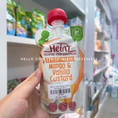 Váng sữa Heinz custard cho bé 6 tháng và 8 tháng