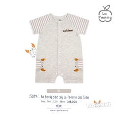 JS059 Bộ body cộc tay La Pomme Cua biển (6M, 9M, 12M)