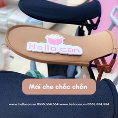 Mái che cho xe đẩy gấp gọn Hello Con