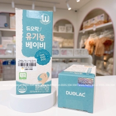 Men Duolac - Men vi sinh hữu cơ Hàn Quốc màu xanh cho trẻ từ 1 tháng