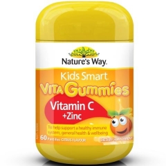Vita Gummies Vitamin C + Zinc - Kẹo bổ sung Kẽm, Vitamin C cho bé từ 4 tuổi