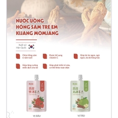 Hồng sâm Hàn Quốc cho bé Kijang Momjang cho trẻ 1 tuổi