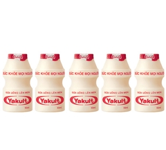 Sữa chua uống men sống Yakult 6M+ (lốc 5x65ml)