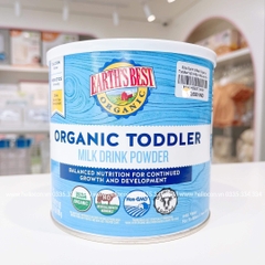Sữa Earth’s Best Organic Toddler Mỹ (Hộp thiếc xanh) – 595g (Từ 1 tuổi)
