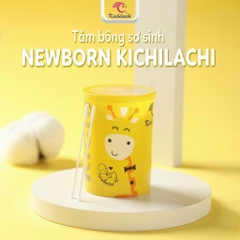 Tăm bông cho trẻ sơ sinh Kichi 2 đầu tròn ( hộp 200 que)