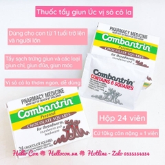 Thuốc tẩy giun Combantrin của Úc vị socola