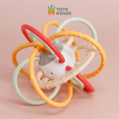 Đồ chơi bóng vòng nhựa mềm kết hợp gặm nướu ToysHouse