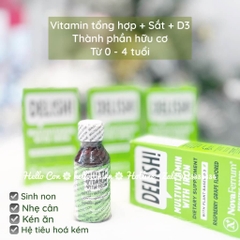 Multi Vitamins with Iron - Vitamin tổng hợp Nova Ferrum Delish cho trẻ từ sơ sinh