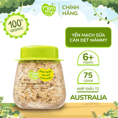 Yến mạch sữa cán dẹt Mămmy 80g cho trẻ từ 6 tháng