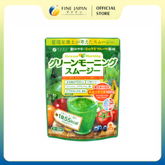 Bột chất xơ Green Morning Smoothie FINE JAPAN từ lúa mạch và rau củ gói 200g