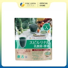 Bột tảo xoắn hữu cơ Spirullina Plus FINE JAPAN tăng cường hệ miễn dịch gói 150gr