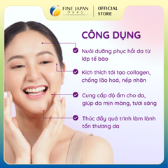 Bột uống Hyaluron & Collagen + Ubiquinol Platinum Cao Cấp FINE JAPAN hạn chế lão hóa da gói 240gr