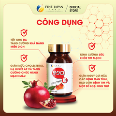 Viên uống cân bằng nội tiết tố nữ Pomegranate Tablet FINE JAPAN lọ 450 viên