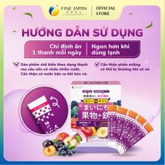 Thạch hoa quả Everyday Fruit Jelly Iron bổ sung sắt, chất xơ và Vitamin cho nữ giới hộp 20 thanh