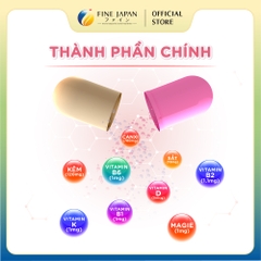 Bột Canxi VN Calcium For Kids FINE JAPAN bổ sung Canxi và dinh dưỡng hộp 20 gói