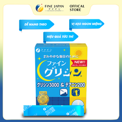 THỰC PHẨM BẢO VỆ SỨC KHỎE GLYCINE3000 & THEANINE200 FINE JAPAN HỘP 30 THANH