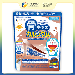 THỰC PHẨM BẢO VỆ SỨC KHỎE BONE'S CALCIUM FOR KIDS DORAEMON FINE JAPAN GÓI 140GR
