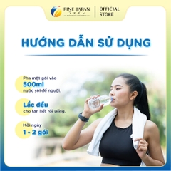 Bột pha nước điện giải Sports Drink Powder FINE JAPAN bù nước, chất điện giải & tăng cường sinh lực 5 gói