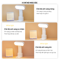 Đèn Led Đọc Sách Sạc usb Có Thể Treo Đứng Đầu Giường GD-1409