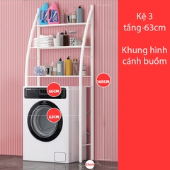 Kệ để nhà tắm nhiều tầng chất liệu chống gỉ bền đẹp, kệ để máy giặt sắp xếp đồ dùng gọn gàng, thông minh