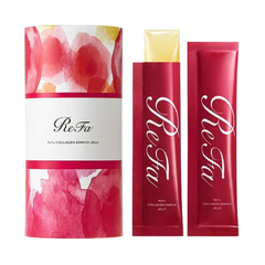 Thạch Collagen ReFa Enrich Jelly 14 Gói - Làm Đẹp Da, Ngăn Ngừa Lão Hóa