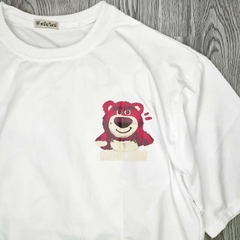 MS008 Áo Thun Unisex Nam Nữ, Áo Thun Form Rộng Thời Trang In Hình GẤU DÂU Dễ Thương Freesize