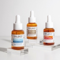 Bộ 03 serum sáng da, dưỡng ẩm và ngăn ngừa lão hóa Balance Active Skincare The Mighty Three (3x30ml)
