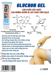 Gel Hỗ Trợ Giảm Đau Nhức Xương Khớp Và Suy Giãn Tĩnh Mạch Nichiei Bussan Gluchon Nhật Bản 120g