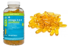 Viên Uống Dầu Cá Omega 3 6 9 Supports Heart Health 325 Viên Của Mỹ