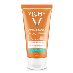 Kem Chống Nắng Cho Da Dầu, Không Nhờn Rít Vichy Ideal Soleil Mattifying Face Fluid Dry Touch SPF50+ 50ml