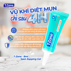 Gel Chấm Mụn Cấp Tốc T-Zone Skincare Spot Zapping Gel 8ml