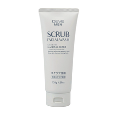Sữa Rửa Mặt Hạt Scrub Dành Cho Nam Deve Nội Địa Nhật Bản 130g