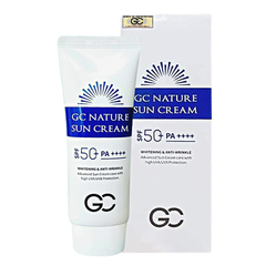Kem Chống Nắng GC Nature Sun Cream Nâng Tone Dưỡng Trắng SPF 50+ PA++++ 60ml Hàn Quốc