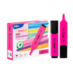 Dạ quang Deli U366 hồng-LA