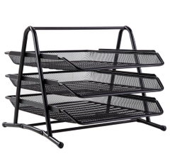 Kệ 3 tầng sắt Deli 9181-LA