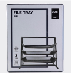 Kệ 3 tầng sắt Deli 9181-LA