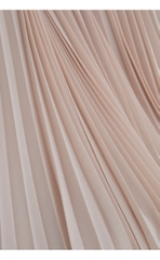 Đầm midi voan xếp li cộc tay hồng phấn đầm dự tiệc phiên  Xiny D165230