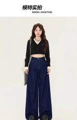 Quần jean ống rộng trẻ trung thời trang quảng châu Xiny QJ049250