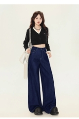 Quần jean ống rộng trẻ trung thời trang quảng châu Xiny QJ049250