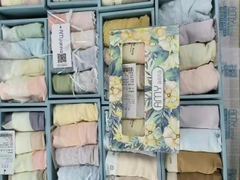 Combo 4 quần lót nữ AMYANNA xuất Nhật kháng khuẩn, chất cotton không viền, thoáng khí, co giãn thoải mái QL002250