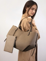 Túi tote da bò lớp một cao cấp – Phong cách đơn giản, đa năng cho mẹ và con TX213250