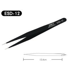ESD-12 Nhíp gắp linh kiện đầu Thẳng dài 135mm