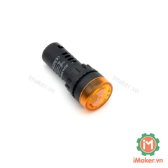 AD16-16SM Đèn Báo có còi Màu vàng 16mm