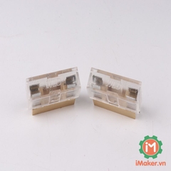 Hộp Cầu chì 6x30cm có nắp màu vàng hàn PCB