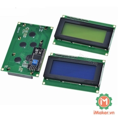 LCD 2004 Nền xanh lá Chữ Đen 5V Kèm I2C Driver