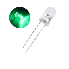 LED xanh lá 5mm siêu Sáng chân dài 18mm (gói 10 con)