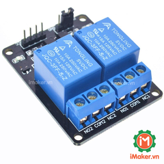 Module 2 Relay với Opto cách ly 5VDC - Kích mức thấp