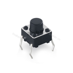 Nút nhấn 6x6mm cao 6mm 4 chân xuyên lỗ