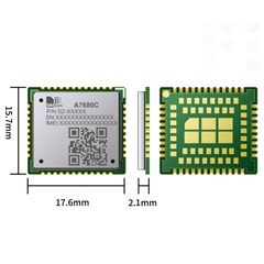 Module SIM A7680C-LANS 4G/3G/2G LTE CAT1