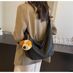 Túi Xách Nữ Size To Đeo Chéo - Giỏ Xách Lớn Kèm Thú Bông Mona - tt240903